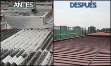 Foto cubierta panel de Sandwich