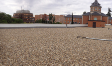 Cubierta de grava no transitable