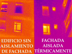 Termografía de fachada rehabilitada en c/ Veracruz 10,12